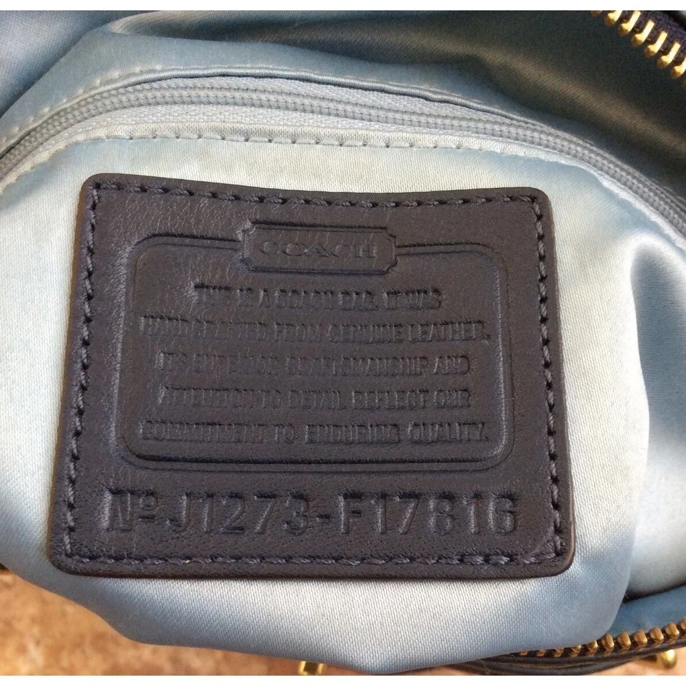 COACH Ashlyn Chelsea Dark-Green‎ Hobo Shoulder Hobo HandBag Purse F17816 Rare